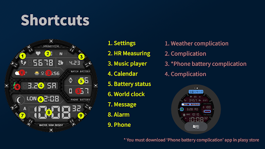 Screenshot 19 HMKWatch Digital 264 Invert android