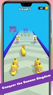 Banana Merge Cat: Run Game