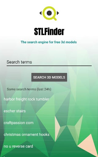 Android application STLFinder screenshort