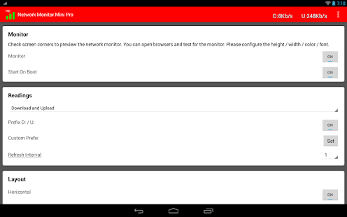 Network Monitor Mini Pro Tangkapan layar
