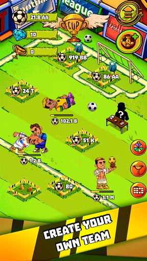 Android application Idle Ball Tycoon - Soccer game screenshort