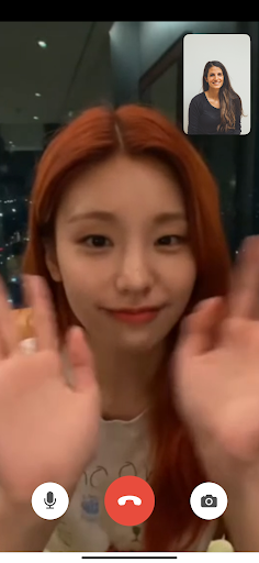 ITZY Call - Fake Video Call Screen 3