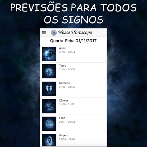 Android application Nosso Horóscopo Premium screenshort