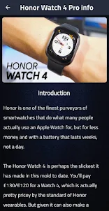 Honor watch 4 pro Guide