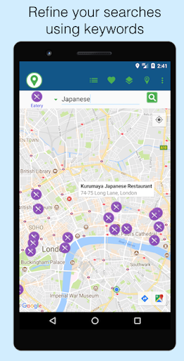 Locator - Find Places Screen 2