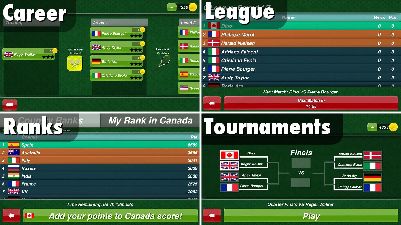 Android application Tennis Champion 3D - Online Sports Game screenshort