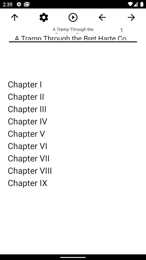 Android application Book, A Tramp Through the Bret screenshort