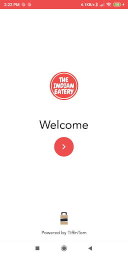 Android application The Indian eatery screenshort