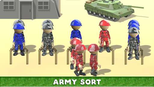 Army sort 3D! Glitter Color Screen 2