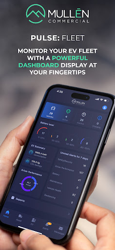 Android application Mullen Commercial Pulse Fleet screenshort