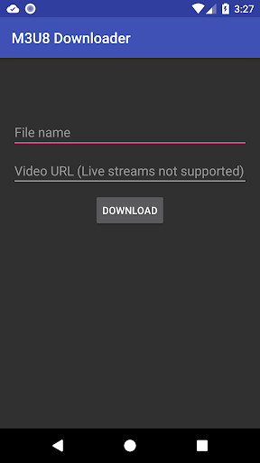 Android application M3U8 Downloader & Converter screenshort