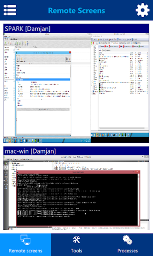 Android application Net Monitor for Employees screenshort