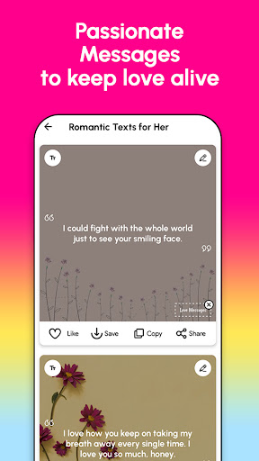 Sweet Romantic Love Messages ekran görüntüsü