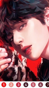 KPOP Paint by Number Coloring  screenshots 1