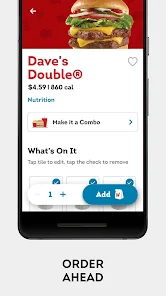 App allows ordering by phone at Wendy's