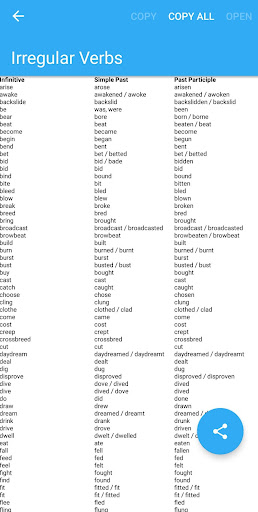 Screenshot of English-Spanish Dictionary