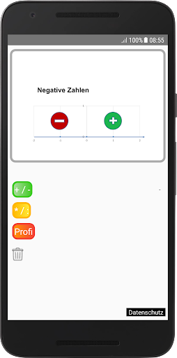 Android application MatheAss5 screenshort