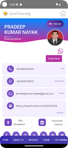 Android application Pradeep Kumar Nayak screenshort