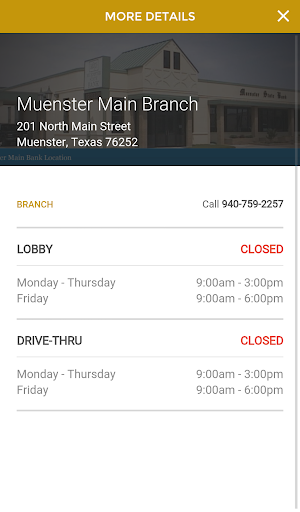 Muenster State Bank Screen 3