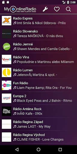 Aperçu de l'application