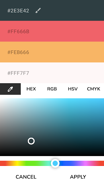 Screenshot 3 Pigments: Color Scheme Creator android