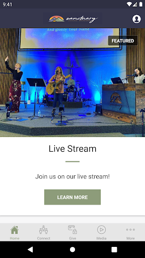 Android application Sanctuary Christian Fellowship screenshort