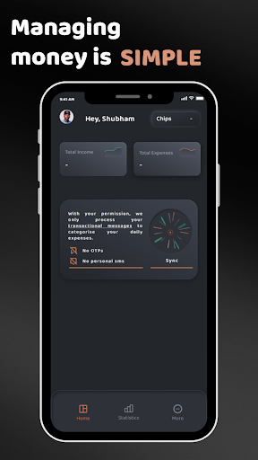 Android application AERN: Expense management screenshort