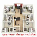 apartment design and plan icon