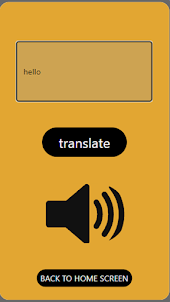 TRANSLATE AND PRONOUNCE APP