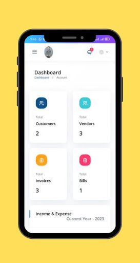 Android application Bizilite: ERP, CRM & Accounts screenshort