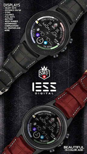 SWF Less Digital Watch Face Screen 2