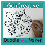 Art Doodle Maker Name icon