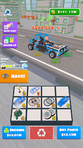 Idle Racer: Juego de carreras