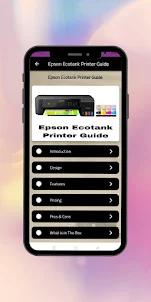 Epson Ecotank Printer Guide