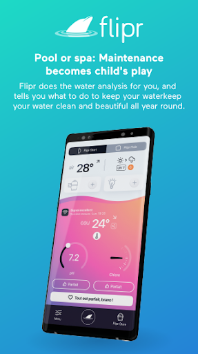Android application Flipr - Connected Pool screenshort