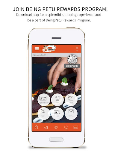 Android application Being Petu Rewards screenshort