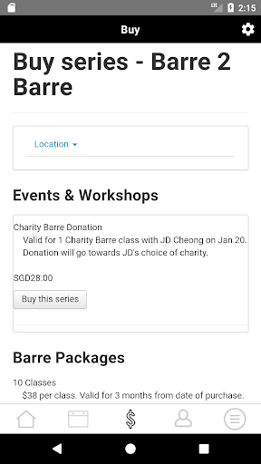 Barre 2 Barre Singapore Screenshot 3 - AppWisp.com
