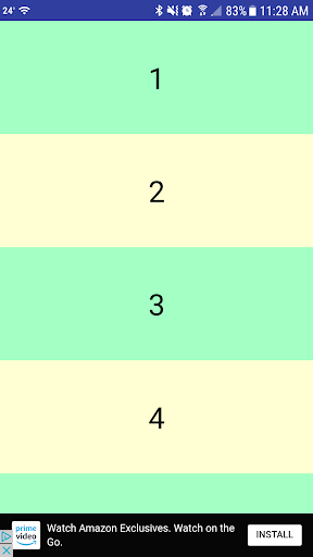 Android application Number Identification for Kids screenshort