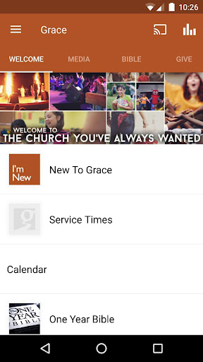 Android application Grace Assembly of God screenshort