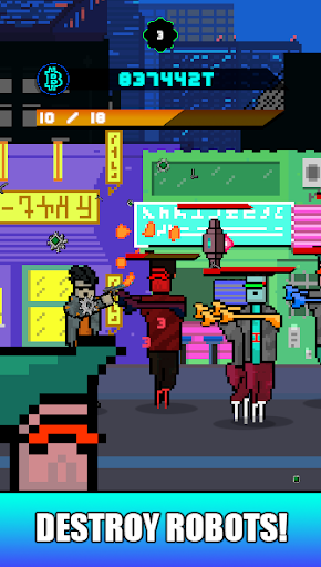 Android application Cyberpunk Clicker screenshort