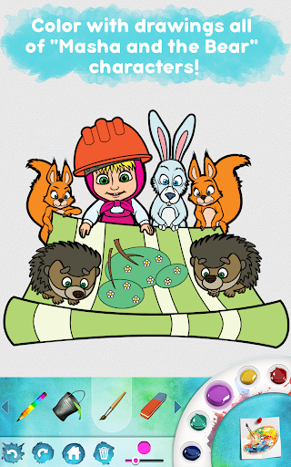 Masha and the Bear: Free Coloring Pages for Kids 1.6.9 screenshots 18