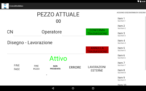 CronoWorkMec Screen 2