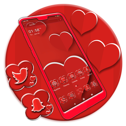 Valentine Red Heart Theme logo