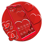 Cover Image of Download Valentine Red Heart Theme  APK