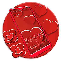 Obrázek ikony Valentine Red Heart Theme
