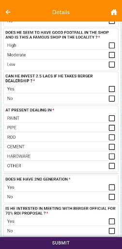 Distributor App Screen 3