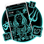 Cover Image of डाउनलोड Shiva Neon Launcher Theme  APK