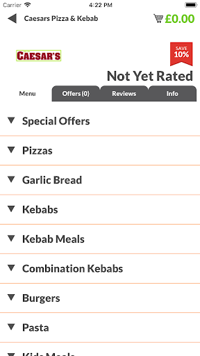 Caesars Pizza & Kebab NR2 Screen 2