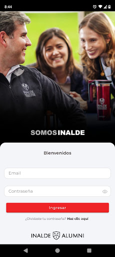 Android application Alumni Inalde Somos screenshort