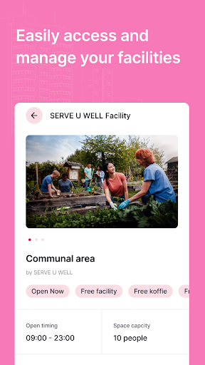 Android application Serve U Well screenshort